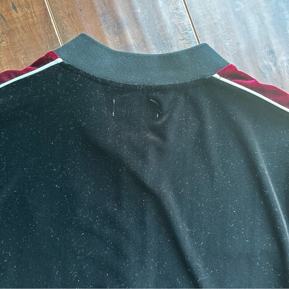 HEAVEN CAN WAIT Velour Track Jacket Sz SMALL - Picture 7 of 8
